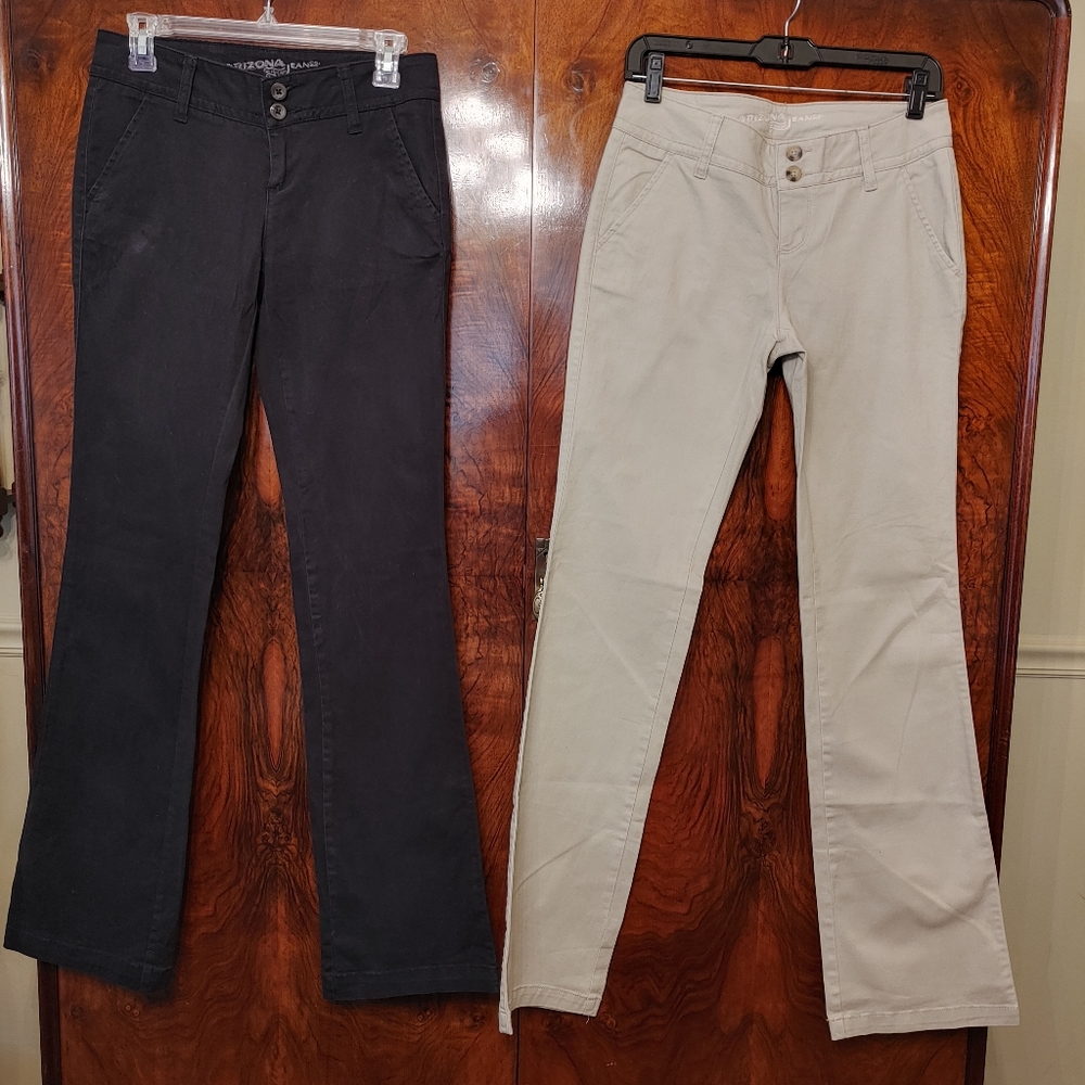 Arizona khaki pants, Arizona black pants